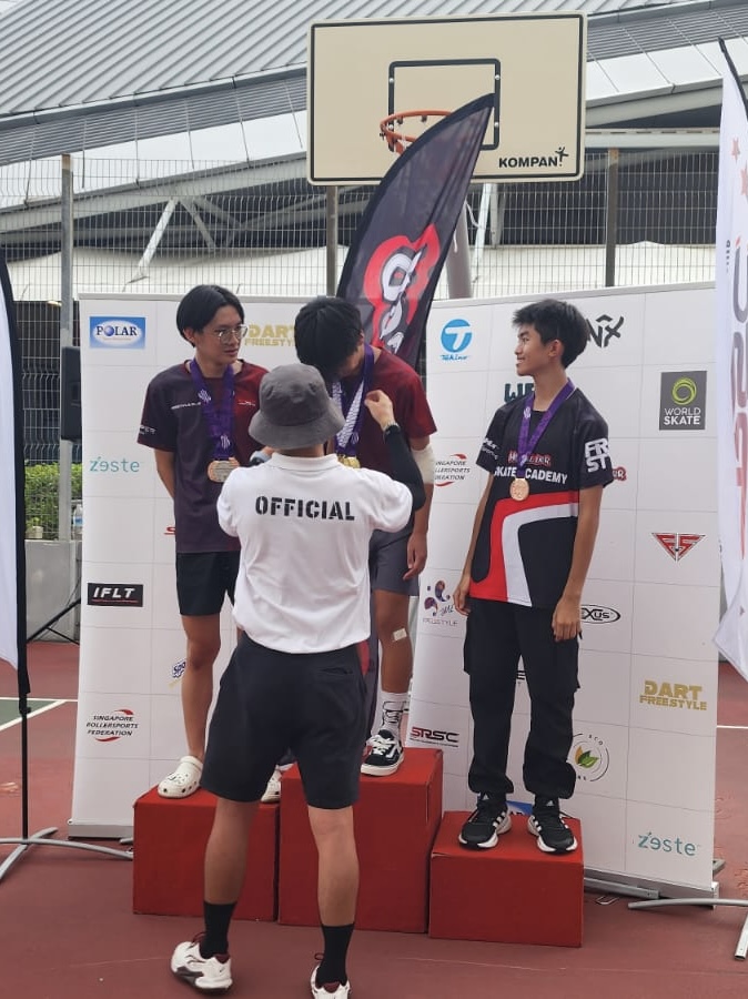 Competition podium